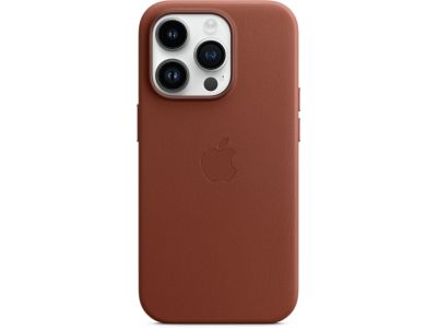 Apple Lederen Hoesje met MagSafe iPhone 14 Pro Max - Bruin