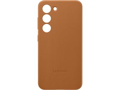 Samsung Lederen Cover Galaxy S23 5G - Bruin