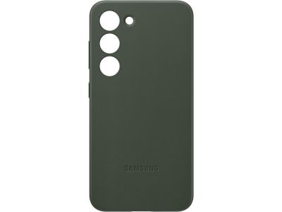 Samsung Lederen Cover Galaxy S23 5G - Groen