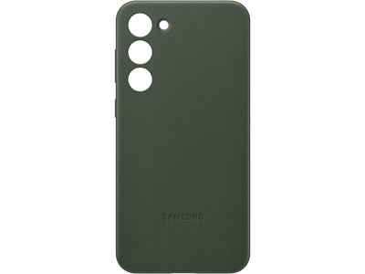 Samsung Lederen Cover Galaxy S23+ 5G - Groen