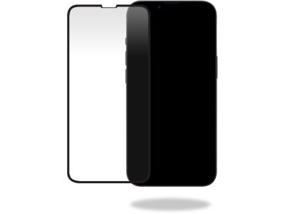 Mobilize Glass Screen Protector - Black Frame - Apple iPhone 15