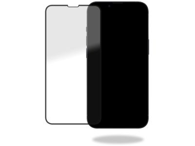 Striker Full Glue Ballistic Glas Screenprotector voor Apple iPhone 15 - Zwart