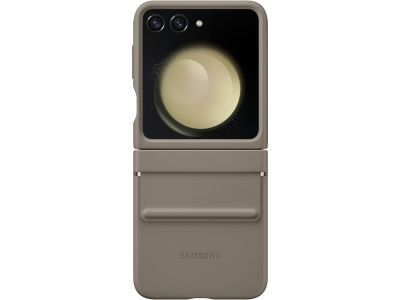 EF-VF731PAEGWW Samsung Galaxy Z Flip5 Flap Vegan Leather Case Etoupe