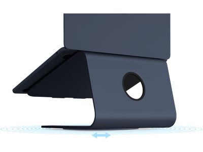 Rain Design mStand 360 Laptop Stand + Swivel Base Midnight actie pakket 5+1 gratis