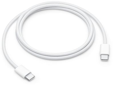 MW493ZM/A Apple Woven USB-C to USB-C Cable 60W 1m. White