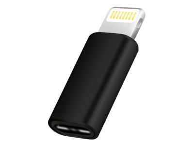 Xccess USB-C to Lightning Charging Adapter Black