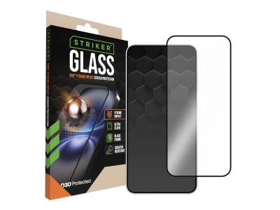 Striker D3O Xtreme Impact Glass Screen Protector - Black Frame - Samsung Galaxy S26+ 5G