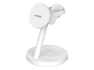 Mobilize 3in1 Charger Station MagSafe Compatible 25W Qi2.2 White