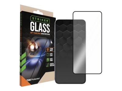 Striker D3O Xtreme Impact Glass Screen Protector - Black Frame - Samsung Galaxy A27 5G