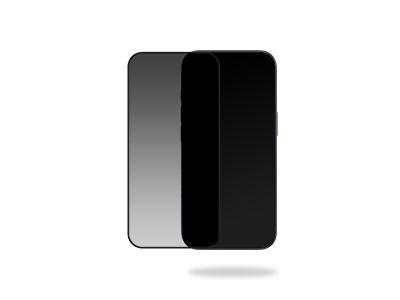 Mobilize Privacy Glass Screen Protector - Black Frame - for Apple iPhone 18 Pro
