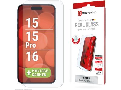 DISPLEX Real Glass iPhone 15/15 Pro/16