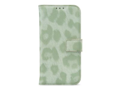 My Style Flex Wallet for Samsung Galaxy S24 FE Green Leopard