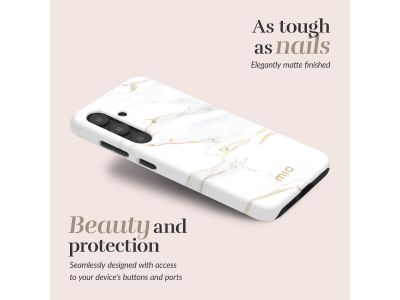 MIO White Marble Magsafe Compatible for Samsung S25 Edge 5G
