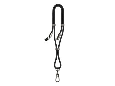 Mobilize Lanyard Nylon Cable - USB-C to USB-C - 1.85m - 60W Black