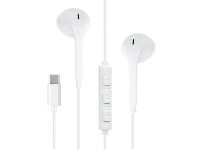 Mobilize In-ear Stereo Headset with Remote USB-C White