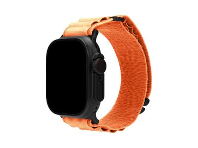 Mobilize Nylon Watch Band - Alpine - Black Connector - for Apple 38/40/41mm - Orange