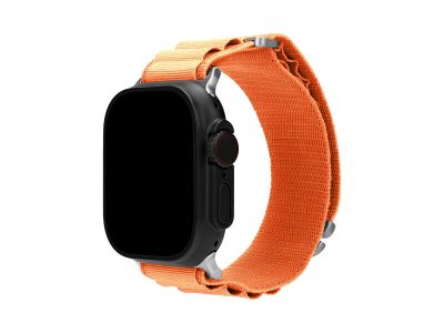 Mobilize Nylon Watch Band - Alpine - Titanium Connector - for Apple 38/40/41mm - Orange