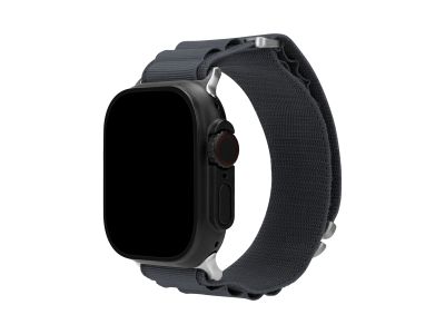 Mobilize Nylon Watch Band - Alpine - Titanium Connector - for Apple 38/40/41mm - Dark Grey
