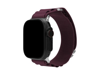 Mobilize Nylon Watch Band - Alpine - Titanium Connector - for Apple 42/44/45/49mm - Bordeaux