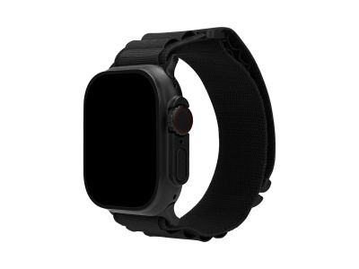 Mobilize Nylon Watch Band - Alpine - Black Connector - for Apple 42/44/45/49mm - Black