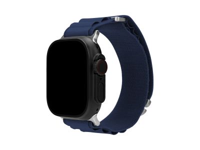 Mobilize Nylon Watch Band - Alpine - Titanium Connector - for Apple 38/40/41mm - Blue
