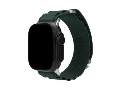 Mobilize Nylon Watch Band - Alpine - Titanium Connector - for Apple 38/40/41mm - Dark Green