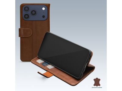 Mobilize Leather Wallet Apple iPhone 17 Pro/18 Pro Brown