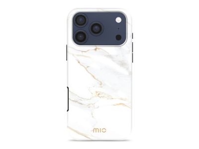 MIO White Marble Magsafe Compatible for iPhone 17 Pro Max/18 Pro Max