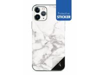 My Style PhoneSkin Sticker voor Apple iPhone 11 Pro Max - Wit Marmer